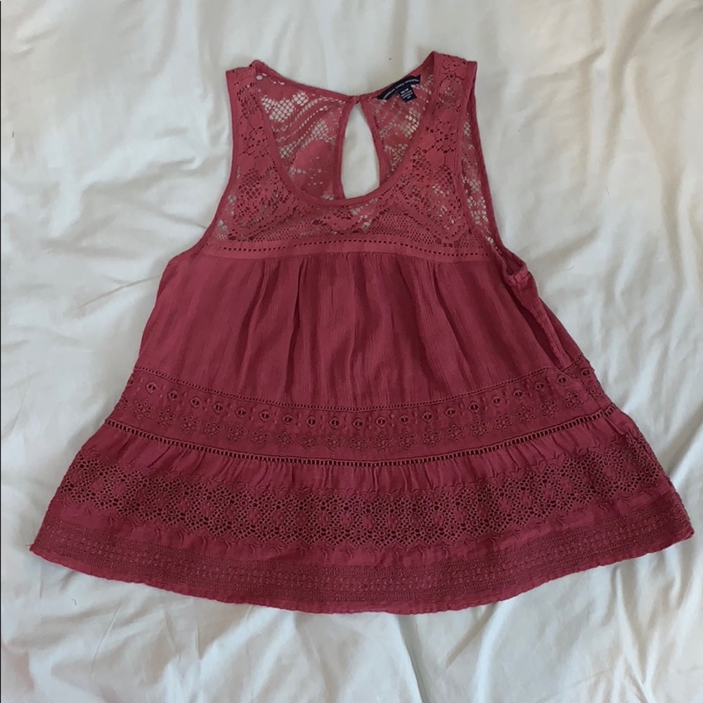 American eagle maroon dress tank worn once